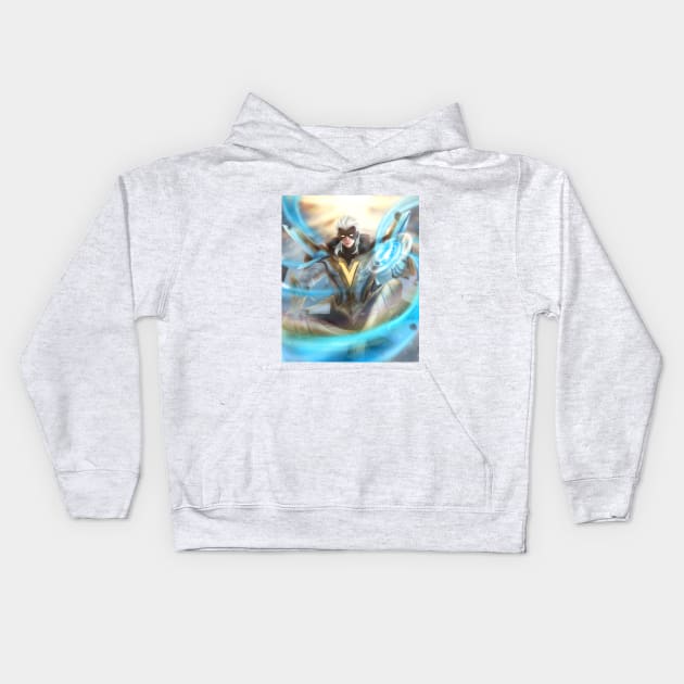 Vale Blizzard Storm Kids Hoodie by Tokuraart